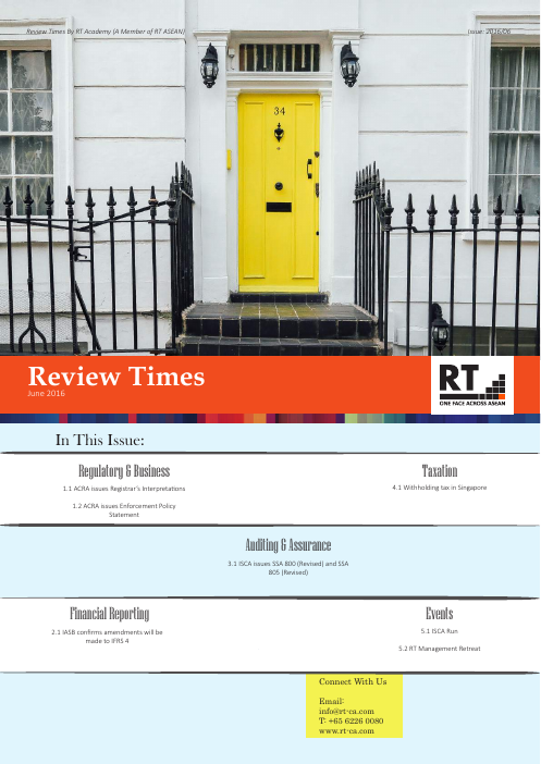Review Times June 2016 cover