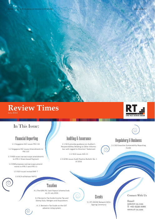 Review Times July 2016 cover