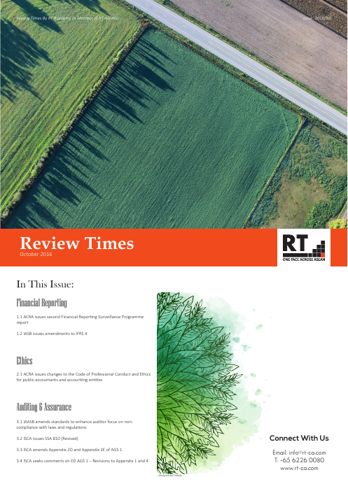 Review Times October 2016 cover